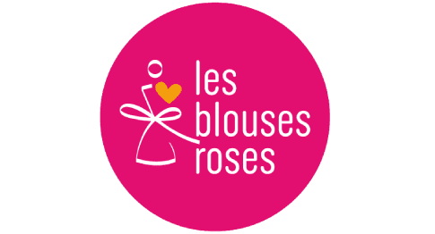 Logo de l'association Les Blouses Roses, partenaire de santé de la clinique des minimes